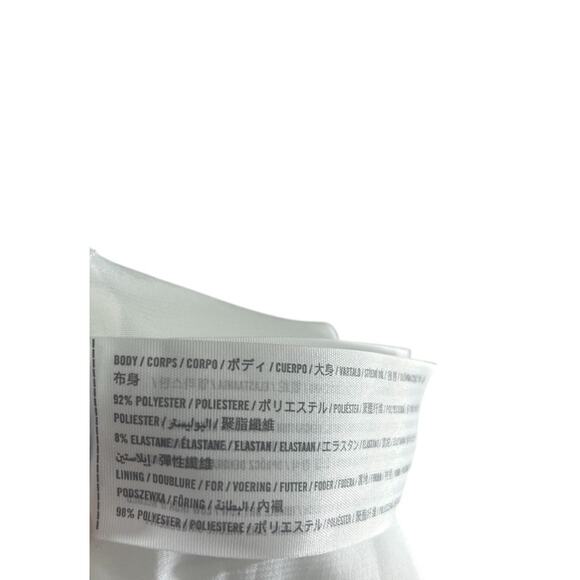 Abercrombie & Fitch Mini Sheath Tank Dress Small White Cutout Keyhole Party - Picture 7 of 9